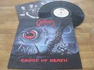 OBITUARY Cause Of Death LP 1990 Roadracer RO 9370-1 w. inserts |Autopsy, Death|