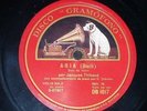 VIOLIN 78 rpm RECORD Spain JACQUES THIBAUD Aria BACH Le Coq D´Or RIMSKY KORSAKOW