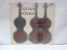 ZOLTAN KODALY - Cello Sonatas   SUPRAPHON 10838 {nm dg orig} w/Milos Sadlo  RARE