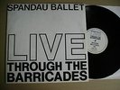 SPANDAU BALLET LIVE THROUGH THE BARRICADES ROME,15/16/17 NOVEMBER 1986 LP