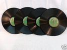 4 Columbia Graphophone Syrian Arabic 78 rpm Records, Tenor Nachim Simon