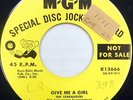 THE SERENADERS 45 Give Me a Girl MGM Doo Wop GEORGE KERR Near Mint #BB1979