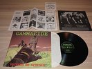 GAMMACIDE LP - VICTIMS OF SCIENCE / 1989 WILD RAGS RECORDS METAL in MINT - RARE