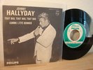 ULTRA Rare Johnny Hallyday Tout Bas, Tout Bas, Tout Bas  / Comme L'été Dernier