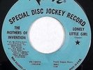 HEAR zappa psych promo THE MOTHERS OF INVENTION Lonely Girl VERVE mother people