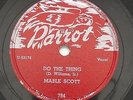 HEAR R&B MABLE SCOTT Do The Thing/Fool Burro PARROT-794  78