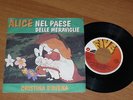 D'AVENA CRISTINA SIGLA  CARTONE ALICE NEL PAESE DELLE MERAVIGLIE FIVE 87