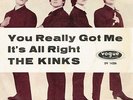 7 45 Kinks-You Really Got Me Ray Davis BEAT GER PS rote Schrift selten
