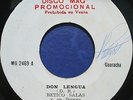 BETICO SALAS Y SU SONORA - Don Lengua GUAGUANCO SALSA PROMO EX 60s PERU 45