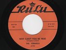 '58 Crude Philly Doowops VERNALLS Why Can't You Be True/Raindrops RU LU M- HEAR