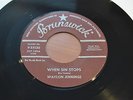 Rockabilly 45 buddy holly & waylon jennings when sin stop near mint like new