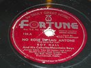 Roy Hall and His Cohutta Mountain Boys FORTUNE 78 No Rose In San Antone LISTEN