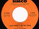 70'S SOUL 45 RPM -VESSIE SIMMONS on SIMCO RECORDS