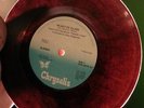 BLONDIE - UNUSUAL TRANSLUCENT MARBLE RED  VINYL IRISH 45 - HEART OF GLASS - 1978