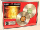 Queen, Live Killers, mit Cover, Platin Record, platin Schallplatte, Award, gold
