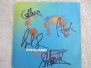 NEW ORDER - FULLY SIGNED/AUTOGRAPHED - WORLD IN MOTION RECORD SLEEVE-NEW WAVE