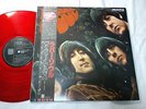 BEATLES RUBBER SOUL JAPAN 1982 UK CUTTING LIMITED MONO RED VINYL w/NARROW OBI