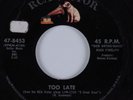Northern Soul 45 NEIL SEDAKA Too Late RCA VICTOR HEAR