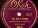 BUDDY MOSS You Need A Woman OKEH BLUES 78-06515 I'm Sittin' Here Tonight