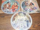 VINTAGE VOGUE PICTURE RECORDS X3/ #R 707, 764, 771 BLACK AMERICANNA 40's ARTWORK