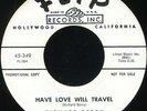 RICHARD BERRY Have Love Will Travel / No Room (Flip 349) Northern Soul 45 VG+