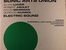 SONIC ARTS UNION: Electric Sound LP (WLP, lite mildew spotting oc, disc like ne