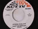 rare Soul 45 SWEET AND INNOCENT express your love Hear