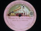 PIANO 78 rpm RECORD Gramophone IGNACE JAN PADEREWSKI Polonaise Op. 40 CHOPIN