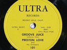 78 RPM -- Preston Love and His Orchestra, Ultra 101, E+