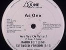 As One-Are We Or What? 12