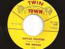 NOVAS novas coaster / on the road again HEAR 60s GARAGE beat ROCK N ROLL mod