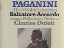 PAGANINI 6 Violin Concertos / SALVATORE ACCARDO 5LP ITALY Pressing 2864 005