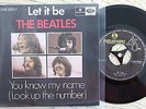 THE BEATLES SINGLE MADE IN PORTUGAL 45 PS 7 - LET IT BE -
