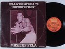 FELA ANIKULAPO KUTI & AFRIKA 70 Music Of Fela: Roforofo Fight LP