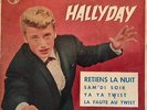 JOHNNY HALLYDAY*RETIENS LA NUIT*RED WAX 1962 SPAIN EP w/Languette & inner sleeve