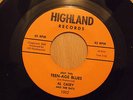 AL CASEY & the bats  rare 7  teenage blues  45  rockabilly crisp EX plays nice 