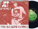 PAUL McCARTNEY & WINGS Jet b/w Let Me Roll It Danish 45PS 1973 Beatles Apple