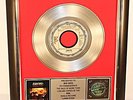 Bee Gees, Living Eyes, Platin Record, platin Schallplatte, Award, goldene
