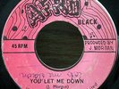 Reggae 45 JOE MORGAN You Let Me Down AFRO Records Ex
