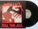 METALLICA Kill 'Em All LP on MEGAFORCE 1st PRESS SILVER LABEL VG+