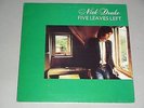 NICK DRAKE- FIVE LEAVES LEFT  RARE UK  ISLAND PINK RIM 2st PRESS LP