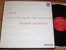 ARTHUR GRUMIAUX - Bach 6 Sonatas & Partitas - PHILIPS 3 LP BOX