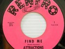 ATTRACTIONS 45 Find Me / Destination You Rare 1966 Northern Soul Renfro #SP 63
