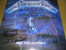 Metallica - signed Ride The Lightning LP incl. Cliff Burton