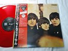 BEATLES FOR SALE JAPAN 1986 ORIGINAL MONO RED COLOR VINYL w/WIDE RED OBI RARE