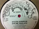 SYLVIA STRIPLIN - give me your love b/w you cant trust me away - MELODIC