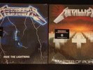 Metallica Ride The Lightning & Master Of Puppets Vinyl LP Records.