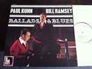 LP  -     PAUL KUHN & BILL RAMSEY  -  BALLADS & BLUES   -  weiße Promo