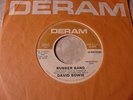 DAVID BOWIE Rubber Band/There Is A Happy Land RARE 1966 U.S. PROMO 45 DERAM hear