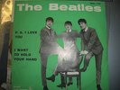 A VERY RARE ORIGINAL ITA 7' THE BEATLES P.S. I LOVE YOU I WANT HOLD YOUR HAND